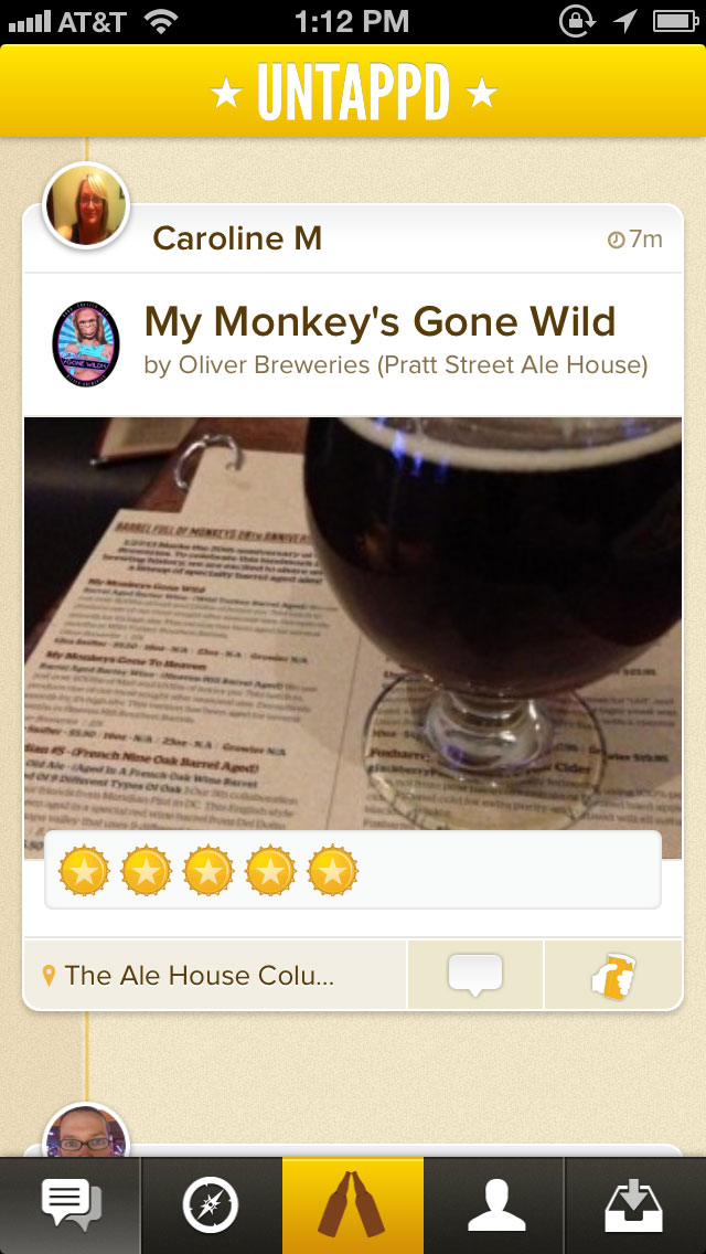 untappd app