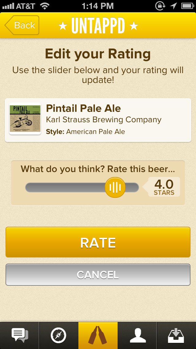 untappd at home