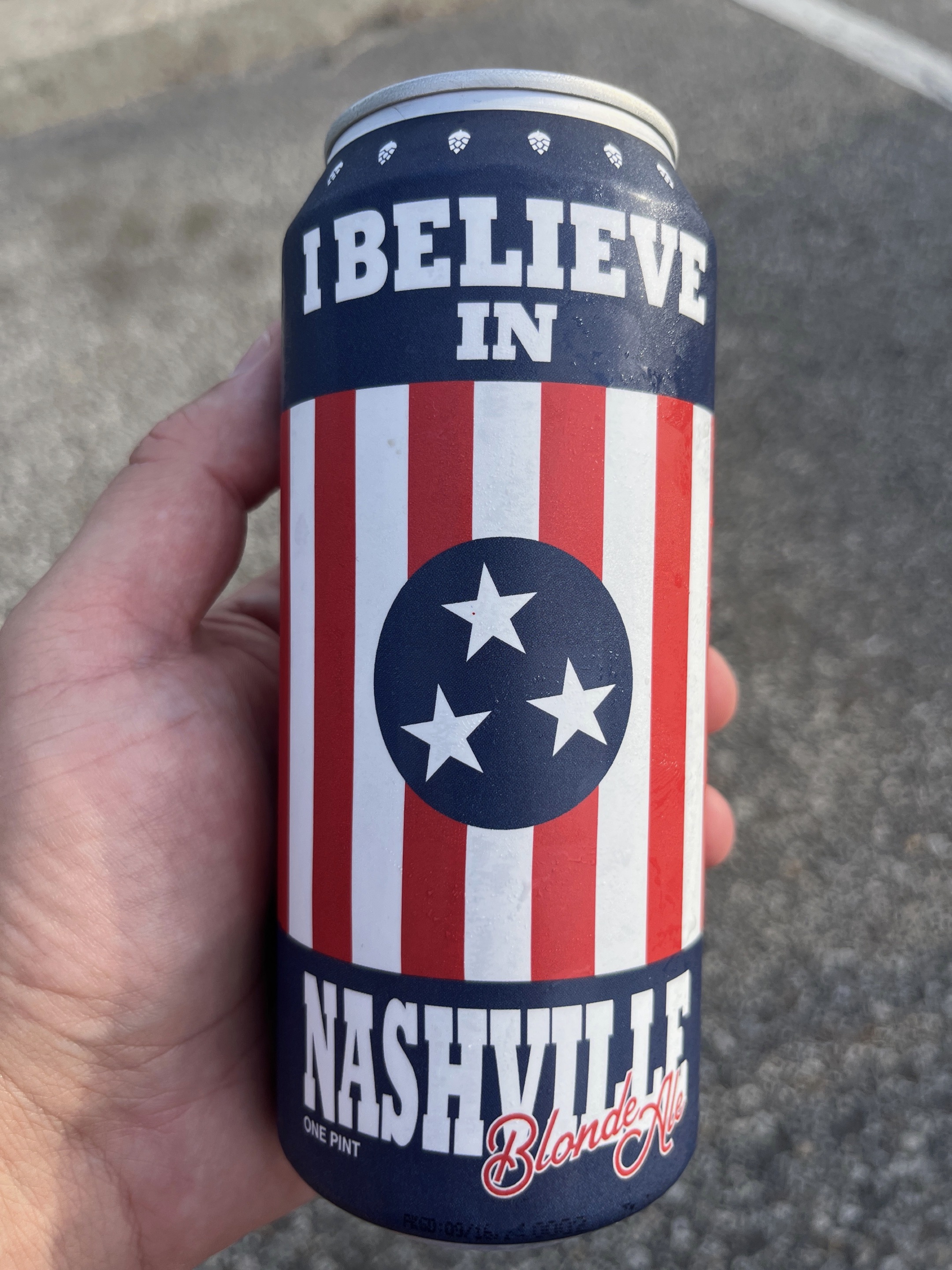 I Believe In Nashville Blonde Ale can